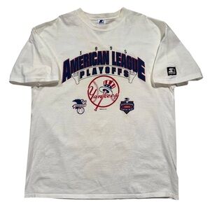 Vintage Starter New York Yankees ALDS T Shirt (Size XL)